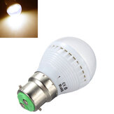B22 2.5W quente branco 7 SMD 5050 LED lâmpada lâmpada 110-240V